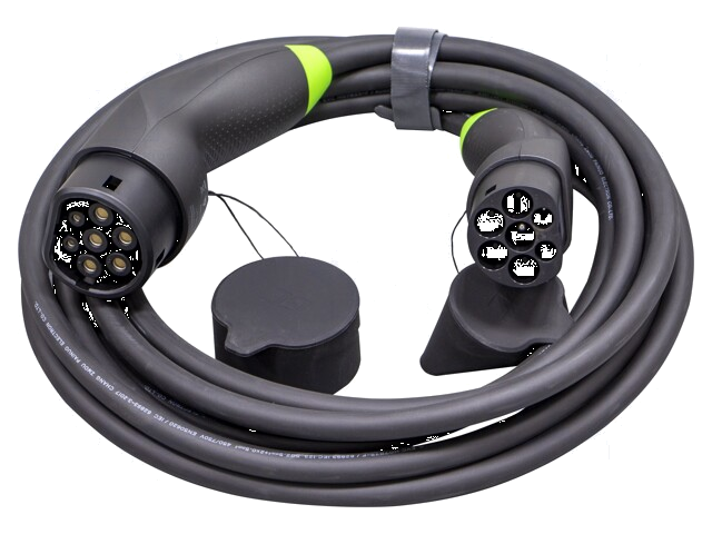 Kabel: eMobility; 480V; 11kW; IP54; Type 2,aan beide zijden; 7m Kabel: eMobility; 480V; 11kW; IP54; Type 2,aan beide zijden; 7m